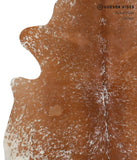 Salt and Pepper Brown Cowhide Rug #83744