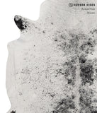 Salt and Pepper Black Cowhide Rug #83755