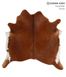 Solid Brown Cowhide Rug #83783