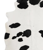 Black and White Cowhide Rug #83831