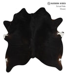 Solid Black Cowhide Rug #83961