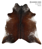 Salt and Pepper Brown Cowhide Rug #83989