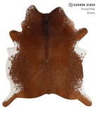 Salt and Pepper Brown Cowhide Rug #84007