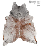 Salt and Pepper Brown Cowhide Rug #84157