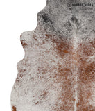 Salt and Pepper Brown Cowhide Rug #84157