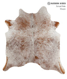 Salt and Pepper Brown Cowhide Rug #84158