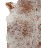 Salt and Pepper Brown Cowhide Rug #84158