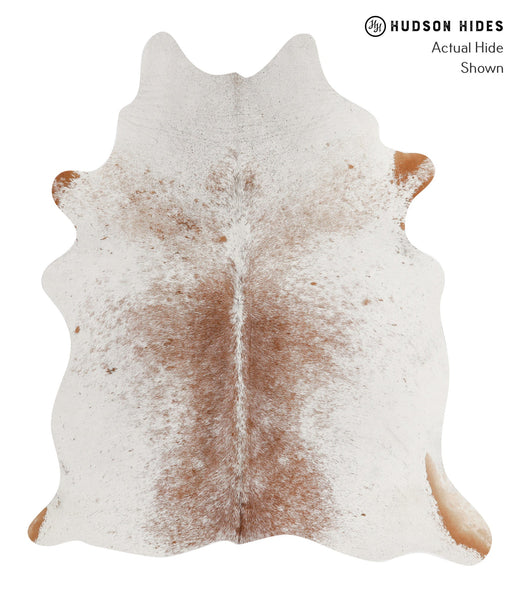 Salt and Pepper Brown Cowhide Rug #84162