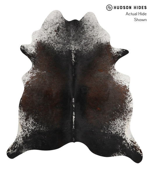 Salt and Pepper Black Cowhide Rug #84164