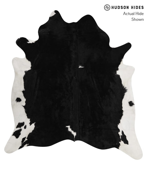 Black and White Cowhide Rug #84324