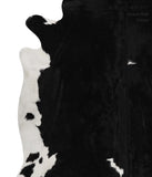 Black and White Cowhide Rug #84324