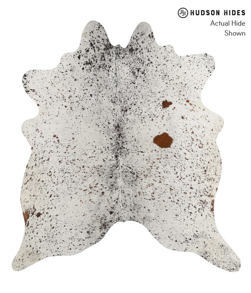 Salt and Pepper Black Cowhide Rug #84386
