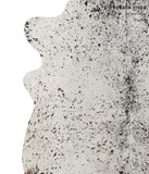 Salt and Pepper Black Cowhide Rug #84386