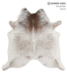 Salt and Pepper Brown Cowhide Rug #84388