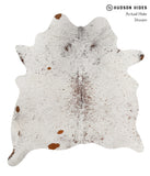 Salt and Pepper Brown Cowhide Rug #84397