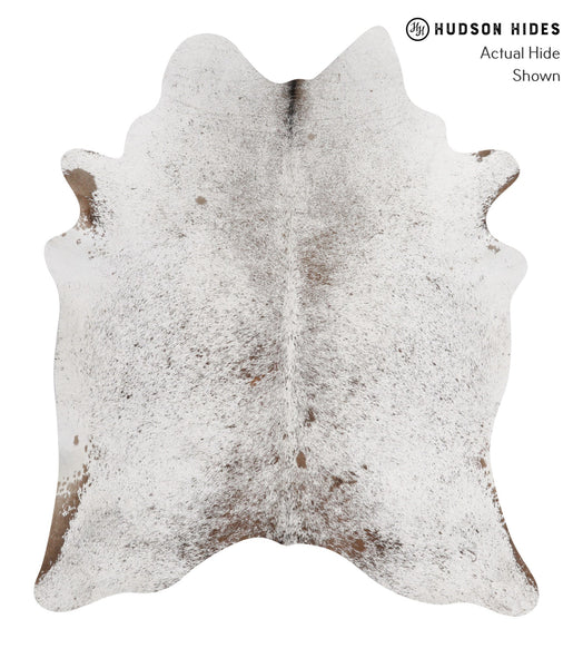 Salt and Pepper Brown Cowhide Rug #84398