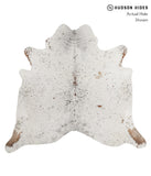 Salt and Pepper Brown Cowhide Rug #84407