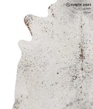 Salt and Pepper Brown Cowhide Rug #84407