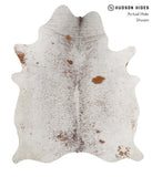 Salt and Pepper Brown Cowhide Rug #84410