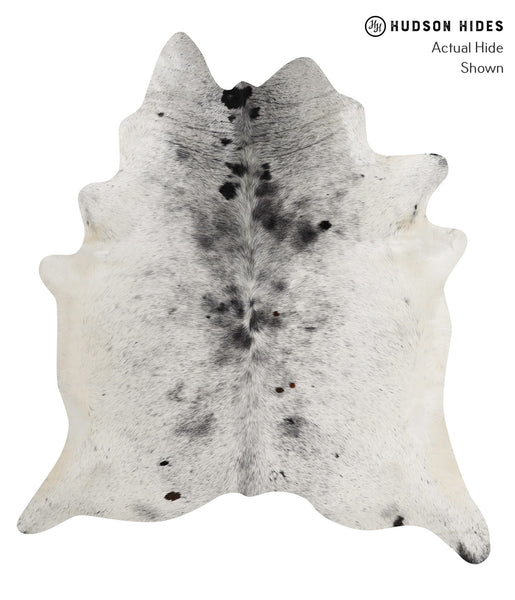 Salt and Pepper Black Cowhide Rug #84437