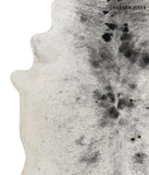 Salt and Pepper Black Cowhide Rug #84437