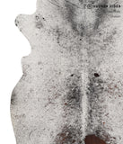 Salt and Pepper Brown Cowhide Rug #84469
