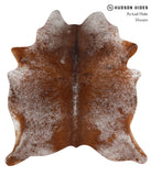 Salt and Pepper Brown Cowhide Rug #84470