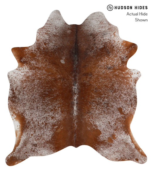 Salt and Pepper Brown Cowhide Rug #84470