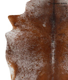 Salt and Pepper Brown Cowhide Rug #84470