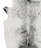 Salt and Pepper Black Cowhide Rug #84501