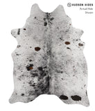 Salt and Pepper Black Cowhide Rug #84503