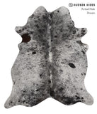 Salt and Pepper Black Cowhide Rug #84504