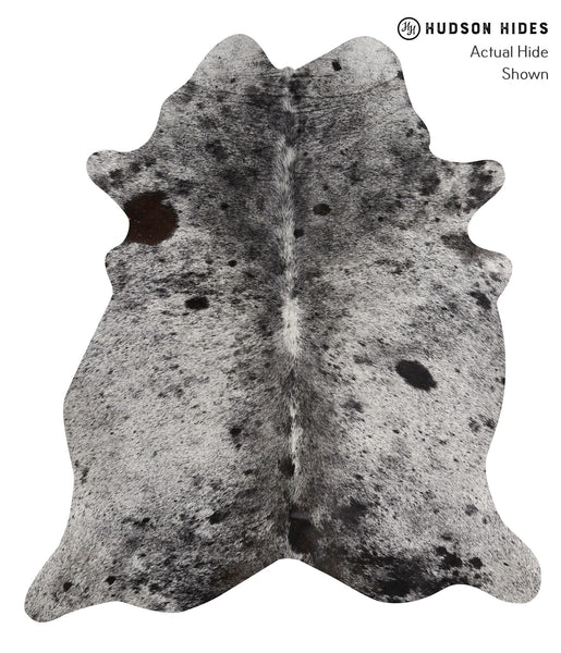 Salt and Pepper Black Cowhide Rug #84504