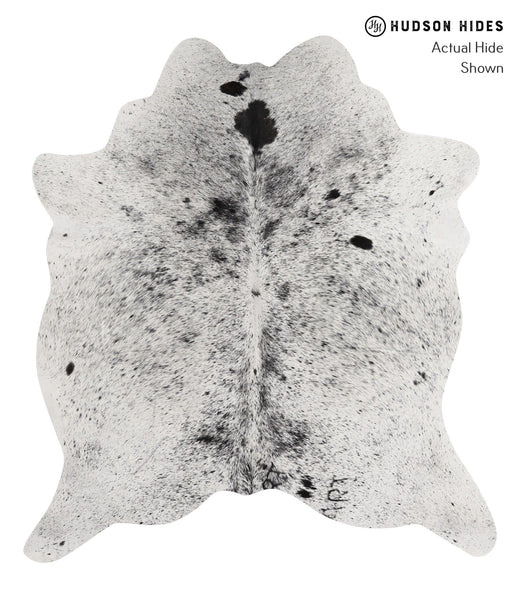 Salt and Pepper Black Cowhide Rug #84506