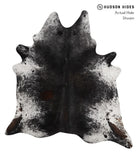 Salt and Pepper Black Cowhide Rug #84510