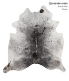 Salt and Pepper Black Cowhide Rug #84525