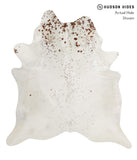 Salt and Pepper Brown Cowhide Rug #84547