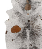 Salt and Pepper Brown Cowhide Rug #84578