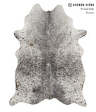 Salt and Pepper Black Cowhide Rug #84592