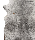 Salt and Pepper Black Cowhide Rug #84592