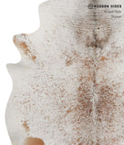 Salt and Pepper Brown Cowhide Rug #84600