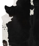 Black and White Cowhide Rug #84631