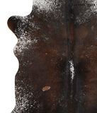 Salt and Pepper Brown Cowhide Rug #84662