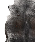 Salt and Pepper Black Cowhide Rug #84663