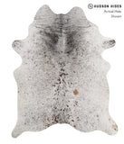 Salt and Pepper Brown Cowhide Rug #84664