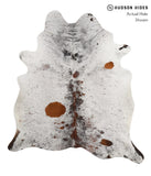 Salt and Pepper Brown Cowhide Rug #84666