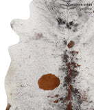 Salt and Pepper Brown Cowhide Rug #84666