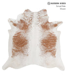 Salt and Pepper Brown Cowhide Rug #84671