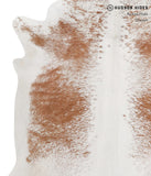Salt and Pepper Brown Cowhide Rug #84671