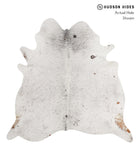 Salt and Pepper Brown Cowhide Rug #84686